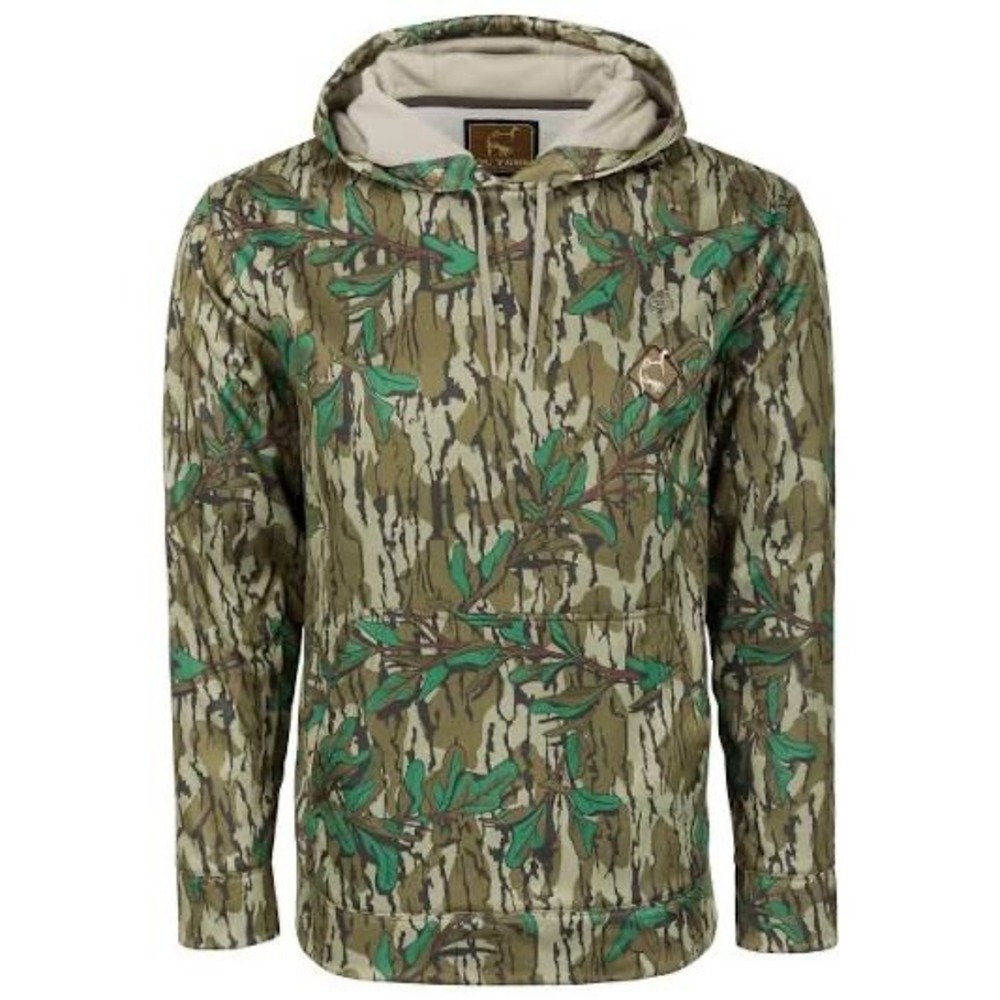 Ol Tom Mossy Oak Performance Hoodie Greenleaf Camo XL New With Tags